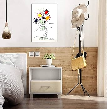 Amazon.co.jp: ピカソ 絵画 友情の花 ポスター アートパネル